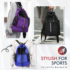PinCute Drawstring Gym Bag for Men/Women – Mesh Beach Swim Bags Sports Backpa…