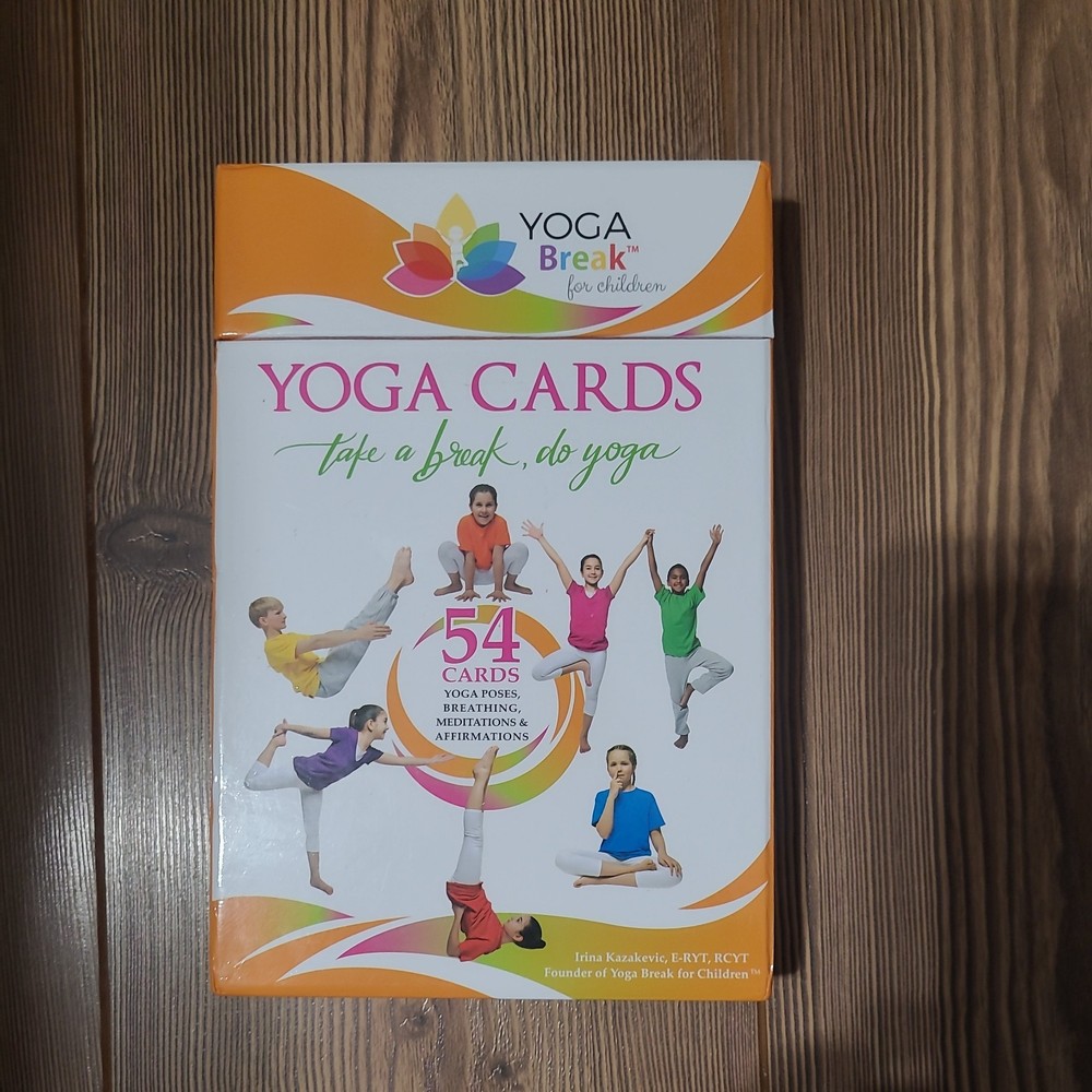54 Educational Kids Yoga Cards 7 Sequences with Yoga Poses & Breathing exercises