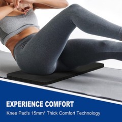 MRO Yoga Knee Pad Cushion –Premium Exercise – Eliminate Pain 1 PACK