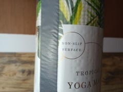 Tropical Paradise Yoga Mat 24″ W X 68″ L Tigers & Palm Print with Carrying Strap