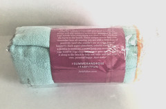 NEW – Summer & Rose by FabFitFun Microfiber Yoga Towel Aqua / Orange