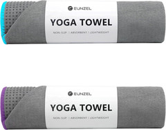 2 Pack Hot Yoga Towel with Grip Dot, Non Slip Yoga Mat Towe Sweat Absorbent Towe