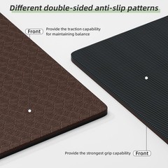 Yoga Mat Thick (8mm) Exercise Mat Non-Slip Ripstop Pilates Mat for Women and …