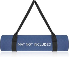 Black Yoga Mat Straps, Strap for Carrying Multi-purpose 150cm,