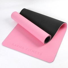 Large Exercise Mat – Extra Thick 10mm Workout Mat (72″x32″) – Non-Slip TPE Yo…