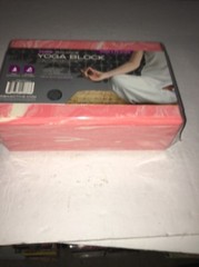 RBX Yoga & Pilates Block-Core Balance-Pink -Live Life Active-NEW-SHIPS N 24 HRS