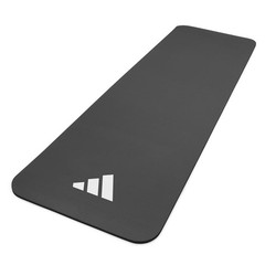 adidas Fitness Mat – Lightweight – Non Slip Yoga Mat, 7mm or 10mm Grey