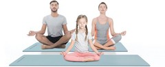 Yoga Mat with Strap, 1/3 Inch Extra Thick Yoga Mat Double-sided Non Slip,