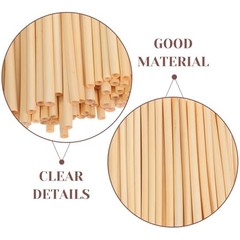 Natural Reed Bee Tubes 100 Pack 5.90 Inch Mason Bee House Tubes for