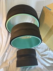 Chirp Foam Roller Wheel for Back Pain Relief, Muscle Therapy – Black