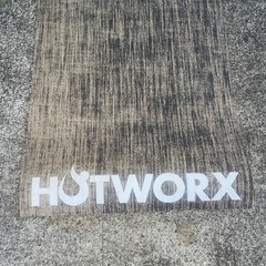 Hotworx Exercise Yoga Mat 72″ x 24″ Non-Slip Textured Hemp Fiber And Carry Strap