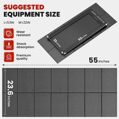 Walking Pad Treadmill Mat for Carpet Floors,55×24 Hardwood Floor Protection,