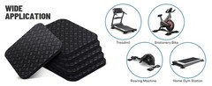 Treadmill Mat Pads 4PCS- Double-Sided Non-Slip – Anti Vibration Mat for