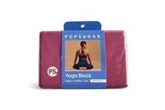 Yoga Block Foam Brick Non-Slip Exercise Pilates Stretch Home Workout Pink 9x6x4