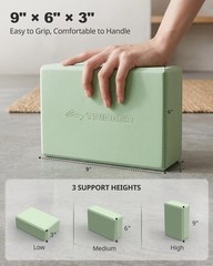 Yoga Blocks Non-Slip Foam for Alignment and Stretching