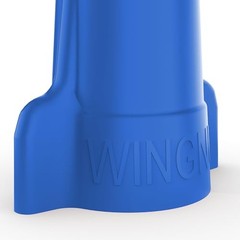 Ideal Electrical 30-454P Wing-Nut Wire Connector, Model 454 Bag of 25 Blue