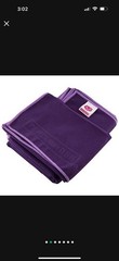 Peace Yoga Purple Suede Yoga Towel 2-Pack Anti-Slip Ultra-Absorbent 24×72