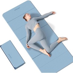 7-Fold Portable Yoga Mat Non-Slip Cushioned Fitness Foam Space Saver Guide New