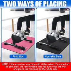 23.6″ Non-Slip Workout Mat – Ultra-Stable Floor Protector for Exercise Equipment