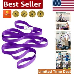 10-Loop Stretching Strap for Flexibility – Perfect for Rehab & Yoga