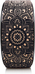 YOGA DESIGN LAB | the YOGA WHEEL | Eco Printed, Extra Strength, Padded, Dharma E