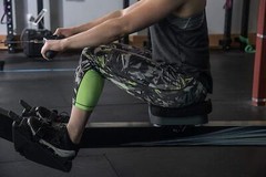 Memory Foam Pad for the Concept 2 Rowing Machine Black