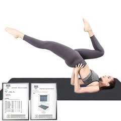 Hatha Yoga Extra Thick TPE Yoga Mat – 72″x 32″ Thickness 1/2 Inch -Eco Friend…