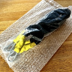 Pilates Wheel DELUXE DLX COR REPLACEMENT PART RESISTANCE BANDS x2 YELLOW 32”