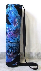 Indian Tie Dye Tree Mandala Bags With Shoulder Strap Yoga Mat Carrier Yoga Bags