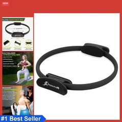 Pilates Ring 14 Inch Padded Handles for Core Strengthening Rehab Workouts Light