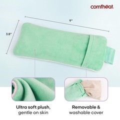 Weighted Eye Pillow – Soft Plush, Moist Heat & Cold Therapy for Relaxation,