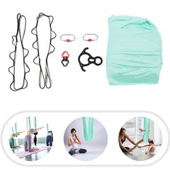 Aerial Yoga Practice Polyester Strap Equipment Yoga Hammock Practice Kit 200kg