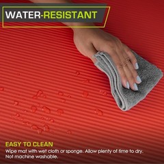 High Density Yoga Mat 1/2 Inch Thick with Carrying Strap for Easy Transport