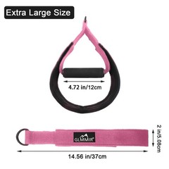 Pilates Double Loop Straps for Pilates Reformer, Fitness Metal D Ring Straps …