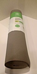 Gaiam Premium Print Yoga Mat 5MM Stabilizing Grip – Extra Thick 68″ x 24″ Gray
