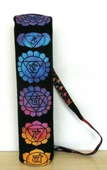 Mandala Yoga Gym Bag Workout Purse With Yoga Mat Holder Straps And Shoe Holder