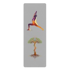 Yoga Mat Non Slip W Carrying Bag Microfiber Soft Suede Top Thick Rubber Bottom