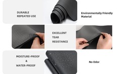 Treadmill Mat,Bike Mat Compatible with Peloton Bike Elliptical Treadmill,Folding