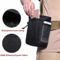 Rock Climbing Chalk Bag, goldhik Bouldering Bags with Quick-Clip black