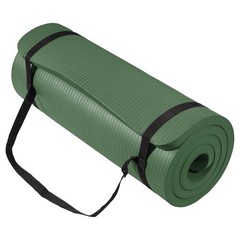 BalanceFrom Yoga Mat, 1″ Extra Thick Exercise Pilates Workout Mat, (Used)