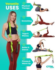 Nylon Stretching Strap – 78″ Length, Perfect for Therapy & Flexibility