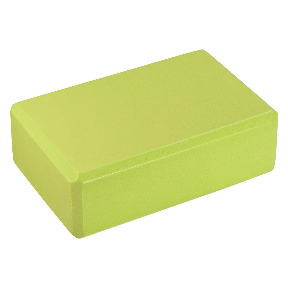 Yoga Block 9″ x 6″ x 3″ Lightweight High Density EVA Foam Brick,Green
