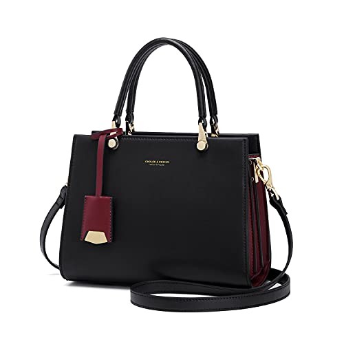 Handbags for Women Large Capacity Tote Shoulder Bags Ladies 24*11.7*18cm Black