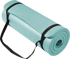 Fitvids 1 Inch Thick Yoga Mat 71X24 Inch – Non Slip Workout Mat with Carry Strap