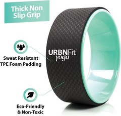 URBNFit Yoga Wheel – 12-Inch Roller Designed For Stretching And Flexibility To –
