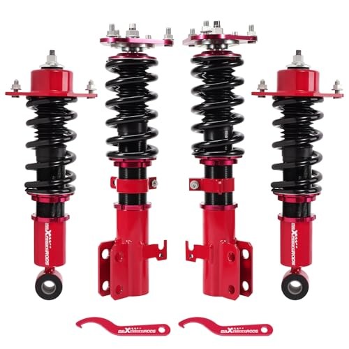 Coilovers for Toyota Corolla E130 2003-2008, for Toyota Matrix XRS E130 Red