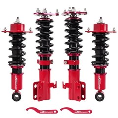 Coilovers for Toyota Corolla E130 2003-2008, for Toyota Matrix XRS E130 Red