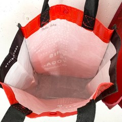 Lululemon Signature Logo Tote Bags Set of Three Red Black Double Handle Small