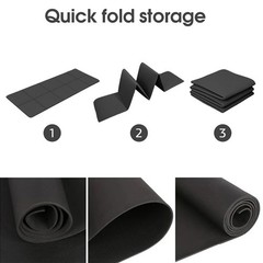 Fitness Yoga Mat 4mm EVA Foam Non-Slip Exercise Pilates Gymnastics Mat