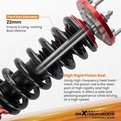 Coilovers for Honda Accord CM4/CM5/CM6/CM7/CM8 2003-2007, Height Adjustable